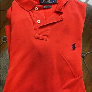 Ralph Lauren mens burnt orange Polo Shirt